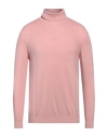 Daniele Alessandrini Homme Man Turtleneck Blush Size 42 Viscose, Polyamide, Wool, Cashmere