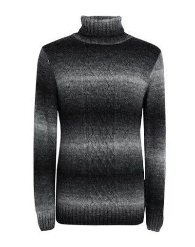Daniele Alessandrini Homme Man Turtleneck Grey Size 38 Acrylic, Wool, Polyamide