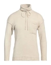 Daniele Alessandrini Homme Man Turtleneck Light Grey Size 38 Acrylic, Polyamide, Viscose, Wool In Grey