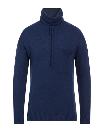 Daniele Alessandrini Homme Turtlenecks In Blue
