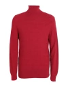 Daniele Alessandrini Homme Man Turtleneck Red Size 38 Wool, Acrylic, Alpaca Wool