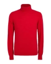 Daniele Alessandrini Homme Man Turtleneck Red Size 42 Polyamide, Viscose, Wool, Cashmere In Red