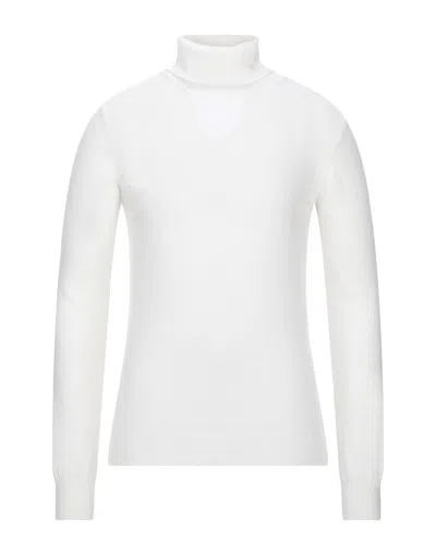 Daniele Alessandrini Homme Turtlenecks In White