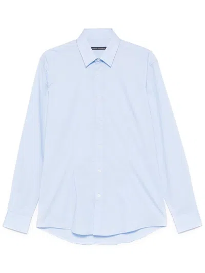 Daniele Alessandrini Iconic Shirt In Light Blue Cotton