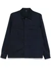 Daniele Alessandrini Classic Button Closure Jacket With Tailored Silhouette In Blue