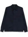 Daniele Alessandrini Classic Button Closure Jacket With Tailored Silhouette In Blue