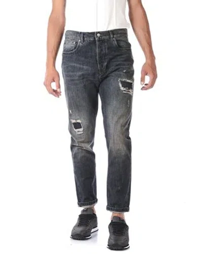 Pre-owned Daniele Alessandrini Jeans Cotton Man Denim Pj5612l7023735 1111 Sz. 33 Put Offer