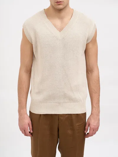 Daniele Alessandrini Knitted Vest In White