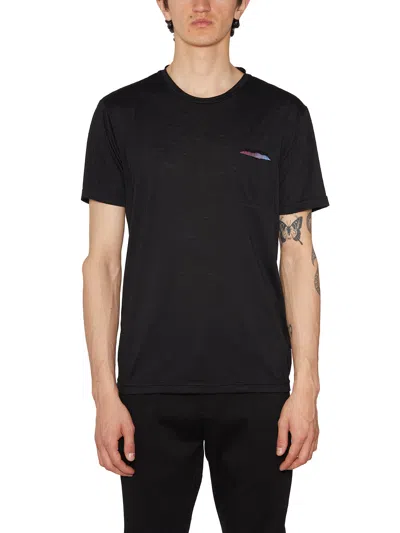 Daniele Alessandrini Pocket Crew-neck T-shirt In Black