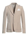 Daniele Alessandrini Man Blazer Beige Size 40 Viscose, Linen In Beige