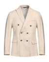 Daniele Alessandrini Man Blazer Beige Size 42 Linen, Cotton In Beige