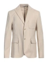 Daniele Alessandrini Man Blazer Beige Size 44 Linen, Cotton In Beige
