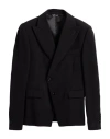 Daniele Alessandrini Man Blazer Black Size 36 Viscose, Polyester