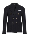 Daniele Alessandrini Man Blazer Black Size 38 Polyester, Viscose, Elastane In Black