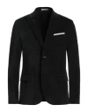Daniele Alessandrini Man Blazer Black Size 44 Cotton, Elastane In Black
