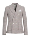 Daniele Alessandrini Man Blazer Camel Size 38 Linen, Cotton In Beige
