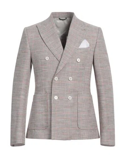 Daniele Alessandrini Man Blazer Camel Size 38 Linen, Cotton In Beige