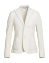 Daniele Alessandrini Man Blazer Off White Size 38 Polyester, Acrylic, Viscose In White