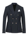 Daniele Alessandrini Man Blazer Midnight Blue Size 42 Polyester, Viscose, Elastane