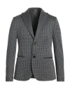Daniele Alessandrini Man Blazer Navy Size 42 Polyester, Polyamide, Elastane In Navy