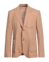 Daniele Alessandrini Man Blazer Sand Size 44 Linen, Viscose In Beige