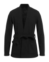 Daniele Alessandrini Man Cardigan Black Size 40 Polyester, Acrylic, Viscose