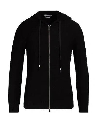 Daniele Alessandrini Man Cardigan Black Size S Acrylic, Wool