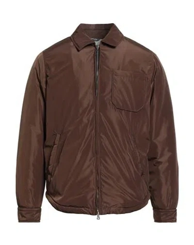 Daniele Alessandrini Man Jacket Brown Size 38 Polyester