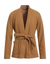 Daniele Alessandrini Man Jacket Camel Size 38 Polyester, Acrylic, Viscose In Beige