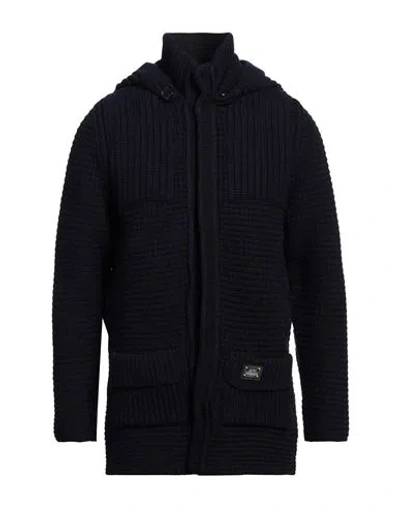 Daniele Alessandrini Man Jacket Midnight Blue Size 44 Wool, Polyamide