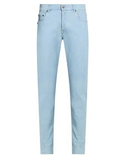 Daniele Alessandrini Man Jeans Blue Size 28 Cotton, Elastane