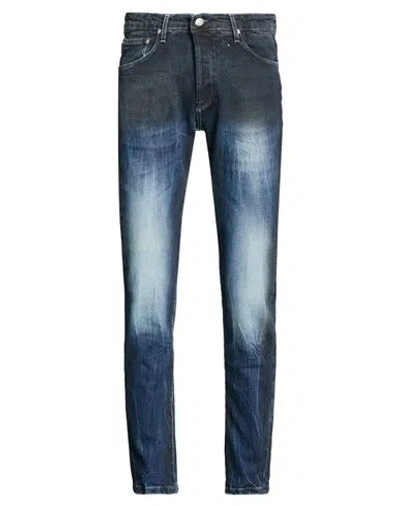 Daniele Alessandrini Man Jeans Blue Size 30 Cotton, Elastane
