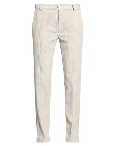 Daniele Alessandrini Man Pants Beige Size 28 Polyester, Polyamide, Elastane In White