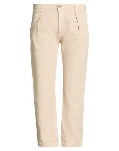Daniele Alessandrini Man Pants Beige Size 34 Cotton, Elastane In Black
