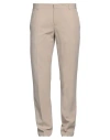 Daniele Alessandrini Man Pants Beige Size 36 Viscose, Linen In Beige
