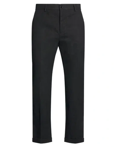 Daniele Alessandrini Man Pants Black Size 28 Cotton, Polyester, Viscose, Elastane