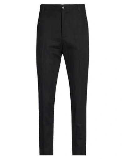 Daniele Alessandrini Man Pants Black Size 28 Linen, Viscose