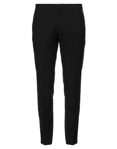 Daniele Alessandrini Man Pants Black Size 34 Cotton, Elastane