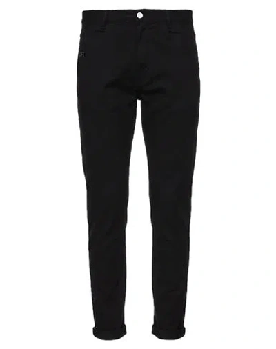 Daniele Alessandrini Man Pants Black Size 36 Cotton, Elastane