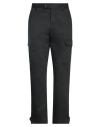 Daniele Alessandrini Man Pants Black Size 36 Polyester, Cotton In Black