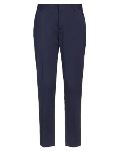 Daniele Alessandrini Man Pants Bright Blue Size 30 Wool, Elastane