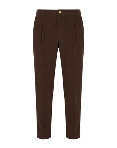 Daniele Alessandrini Man Pants Brown Size 34 Polyester
