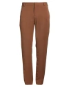 Daniele Alessandrini Man Pants Brown Size 36 Polyester, Elastane In Brown