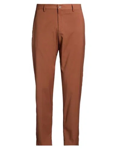 Daniele Alessandrini Man Pants Brown Size 36 Polyester, Viscose, Elastane