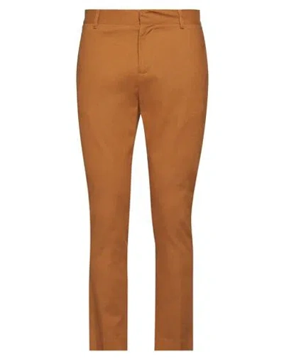 Daniele Alessandrini Man Pants Camel Size 30 Linen, Viscose In Beige
