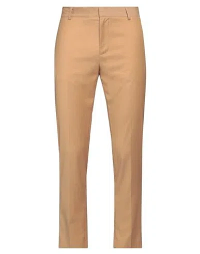 Daniele Alessandrini Man Pants Camel Size 30 Polyester, Viscose, Elastane In Brown