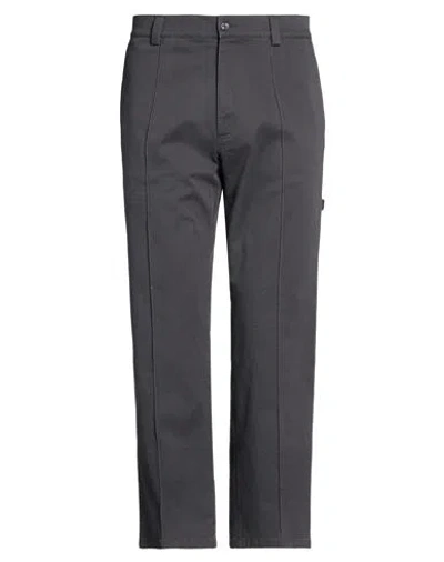 Daniele Alessandrini Man Pants Charcoal Size 34 Cotton, Elastane In Gray