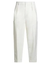 Daniele Alessandrini Man Pants Cream Size 32 Cotton, Elastane In White