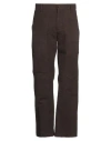 DANIELE ALESSANDRINI DANIELE ALESSANDRINI MAN PANTS DARK BROWN SIZE 30 COTTON, POLYESTER, VISCOSE, ELASTANE