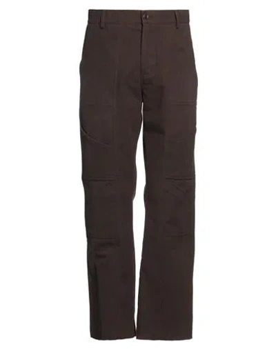 Daniele Alessandrini Man Pants Dark Brown Size 30 Cotton, Polyester, Viscose, Elastane In Black